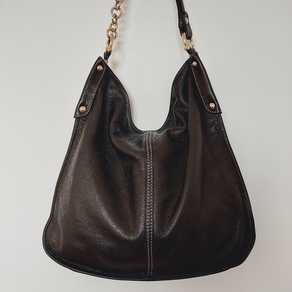 Coccinelle Handbags - Coccinelle Italian black leather shoulder bag.